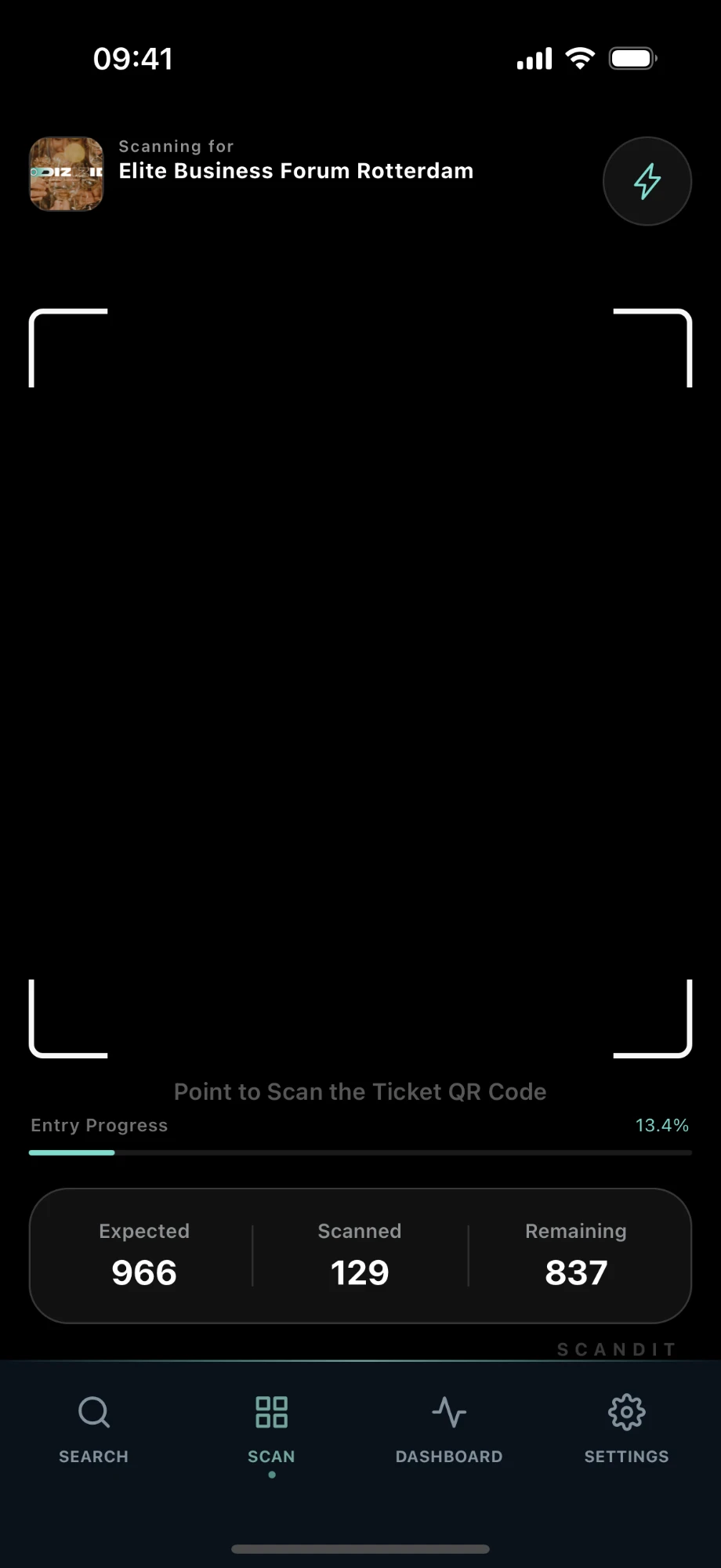 Scan Tickets